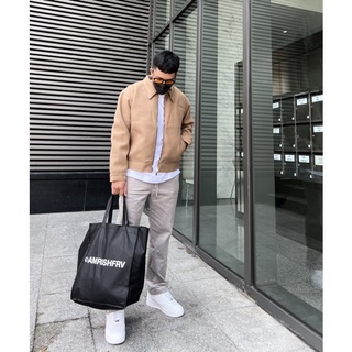 (Chính Hãng AMRISH) Áo Khoác Wool Zip Up Jacket- Nâu Coffee