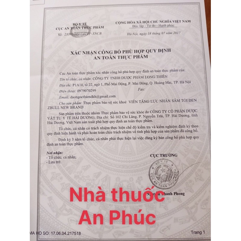 zbull hộp 60 viên | Thế Giới Skin Care