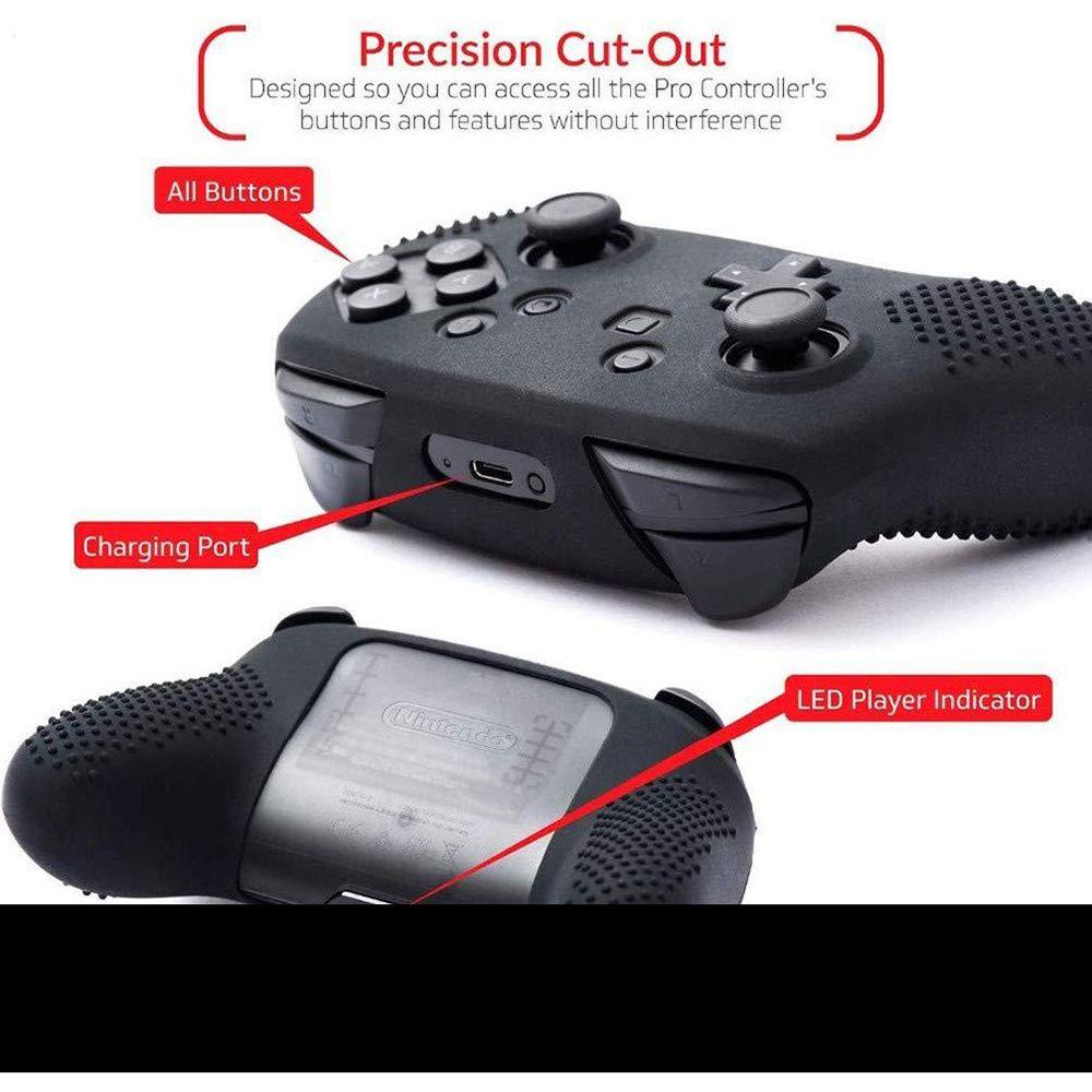 Vỏ Bọc Bảo Vệ Tay Cầm Điều Khiển Chơi Game Chống Trượt Mềm Mại Co Giãn Dành Cho Switch Pro