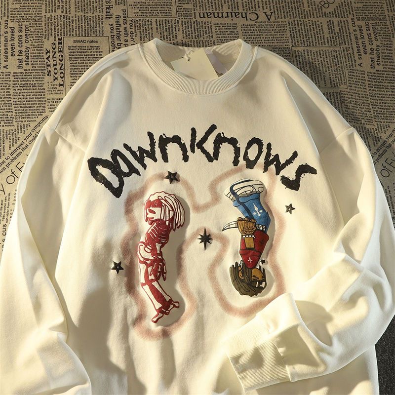 Áo sweater nam nữ form rộng phong cách hiphop