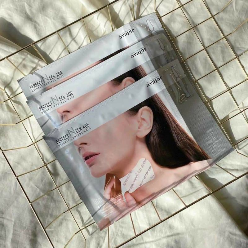 Mặt nạ cổ chống nhăn Avajar Perfect Neck Age Wrinkle Control Mask