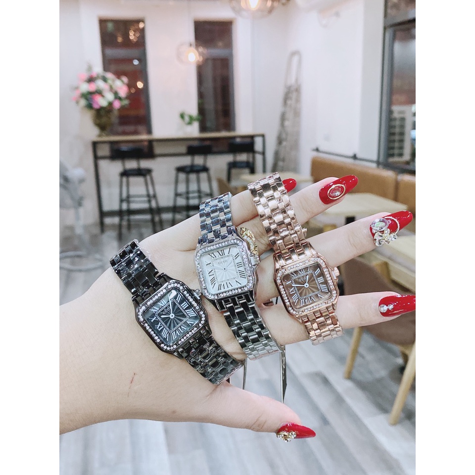Đồng hồ nữ Guou dây kim loại bản mới, hàng full box, chống nước chống xước, bảo hành 12 tháng | BigBuy360 - bigbuy360.vn