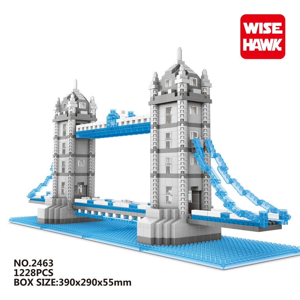 Lego nano WISE HAWK 2457-2468 kỳ quan thế giới NLG0134 #nagiblock