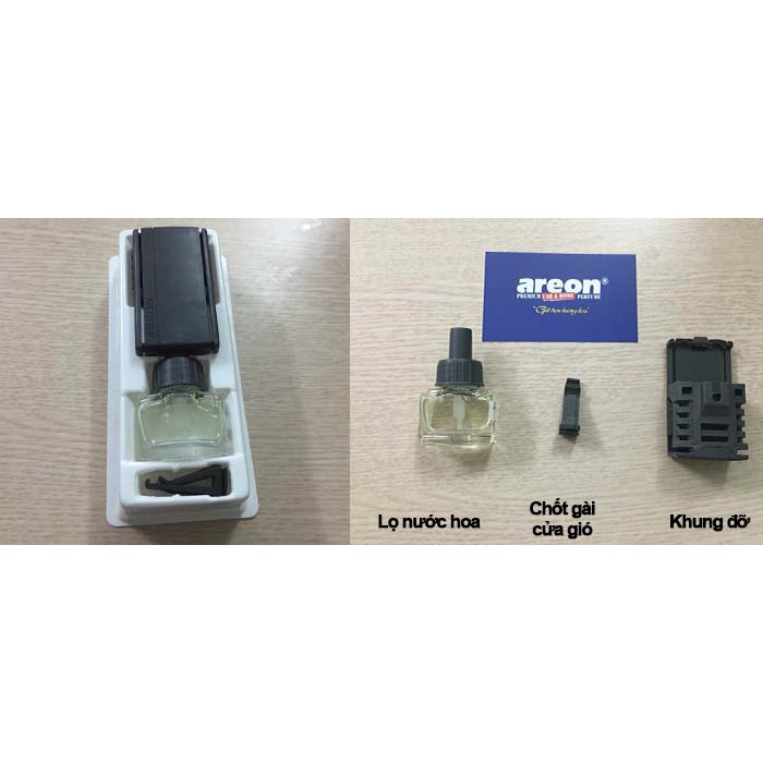 Nước hoa kẹp cửa gió hương Vanilla – Areon Car Lux