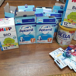 sữa aptamil, sữa hipp cho bé trên 1 tuổi