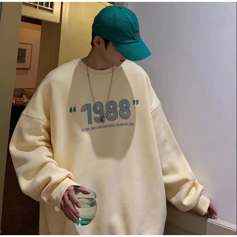 Áo len ngoại cỡ trang trí số 1988 thời trang Hàn Quốc size M-5XL chất lượng cao dành cho các cặp đôi