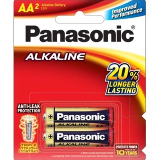 Vỉ 2 viên Panasonic Alkaline AAA/ AA