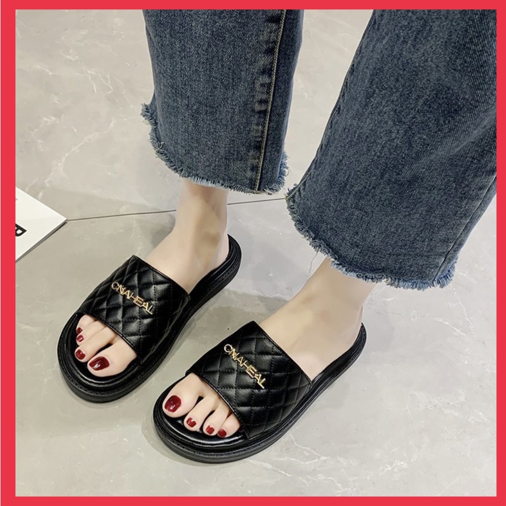 Dép Bánh Mì Nữ Dép Quai Ngang Đế Pu Mềm Siêu Nhẹ Êm Trẻ Trung Sang Chảnh