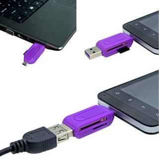 Đầu đọc thẻ nhớ Micro USB 2.0 OTG 2 trong 1 / TF cho