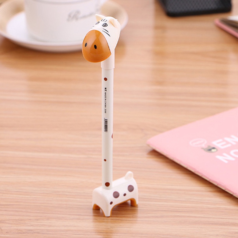 1 Bút Bi Ngòi 0.5mm Họa Tiết Hoạt Hình Dễ Thương