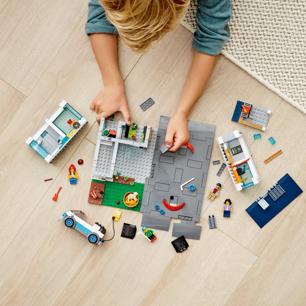 LEGO CITY 60291 Nhà Phố ( 388 Chi tiết) Bộ gạch đồ chơi lắp ráp nhà cửa giao thông cho trẻ em