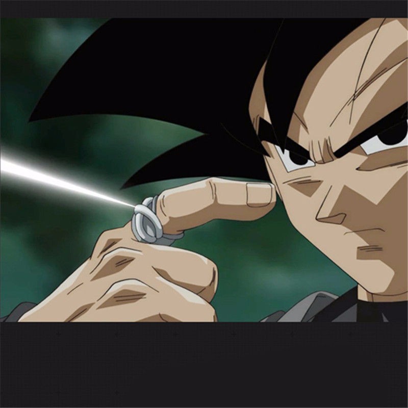 Nhẫn Màu Đen Hóa Trang Nhân Vật Goku Trong Phim Dragon Ball Z Có Thể Điều Chỉnh Kích Cỡ