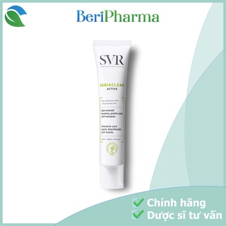 SVR Gel Dưỡng Làm Giảm Mụn & Dầu Nhờn Sebiaclear Active Gel 40ml