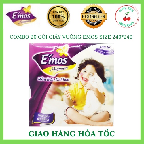 ☘️20 gói emos vuông size 240*240