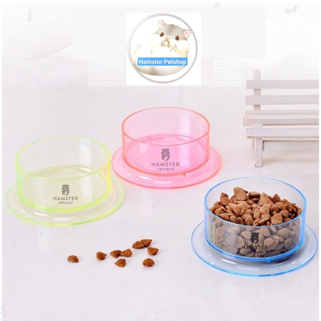 Bát ăn trong suốt cho hamster