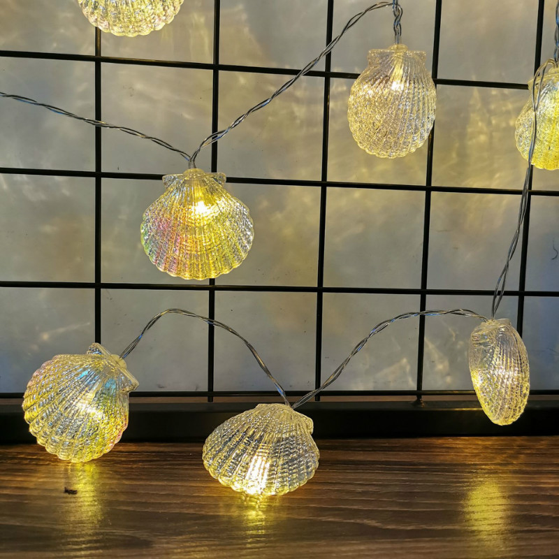 Dây Đèn Led Trang Trí Hình Vỏ Sò