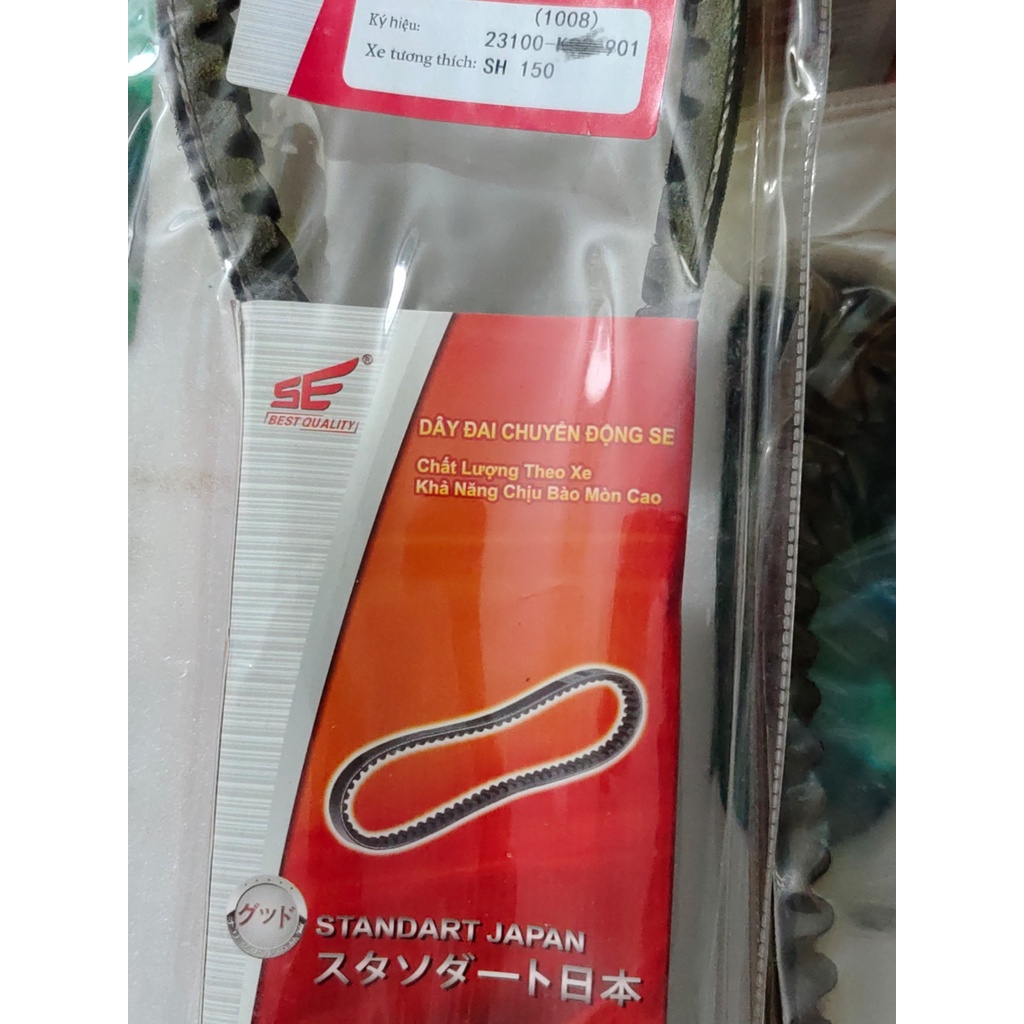 Dây Curoa xe SH nhập Ý 125 150cc, PS, DYLAN 150, @, FES125 PES125R SWING PS125 NES150 hãng Thái Lan,