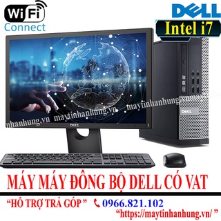 Bộ máy tính để bàn đồng bộ DELL intel Core i7 kết nối Wifi ( Sản phẩm trọn bộ đầy đủ)