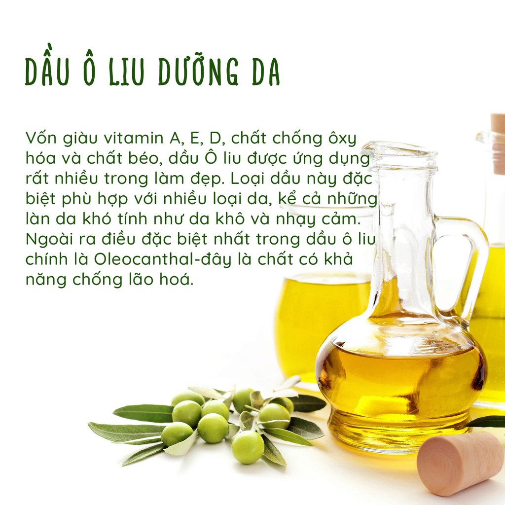 Chai Lăn Dầu Ô Liu giúp nuôi dưỡng &amp; làm sạch da mặt chăm sóc tóc PUREVESS