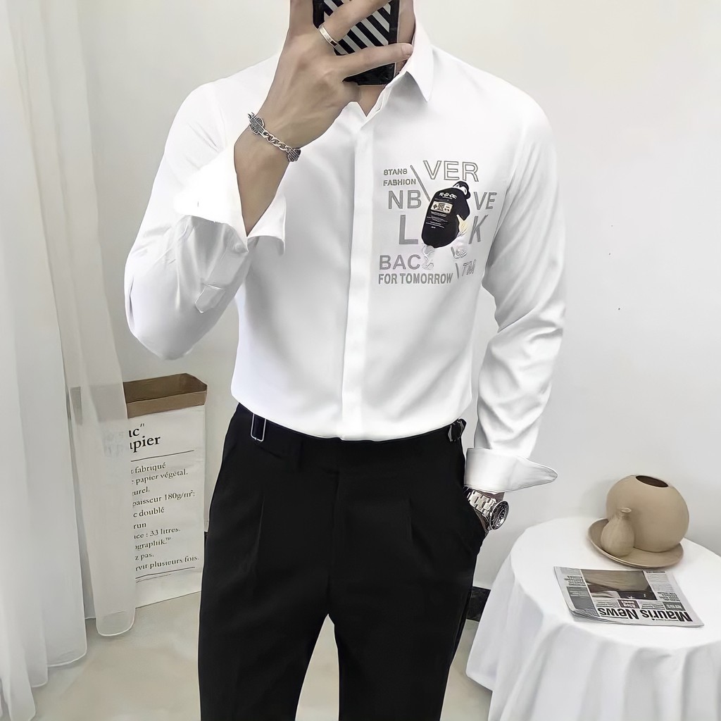 [Mã FAMAYMA2 giảm 10K đơn 50K] Áo sơ mi nam hàn quốc chuẩn shop hot trend | BigBuy360 - bigbuy360.vn