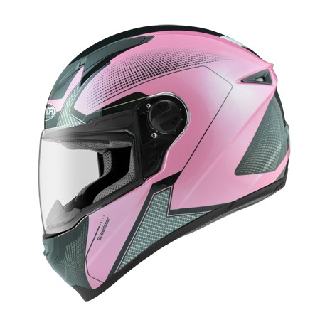 Mũ bảo hiểm SUNDA 811 tem AL6 hồng