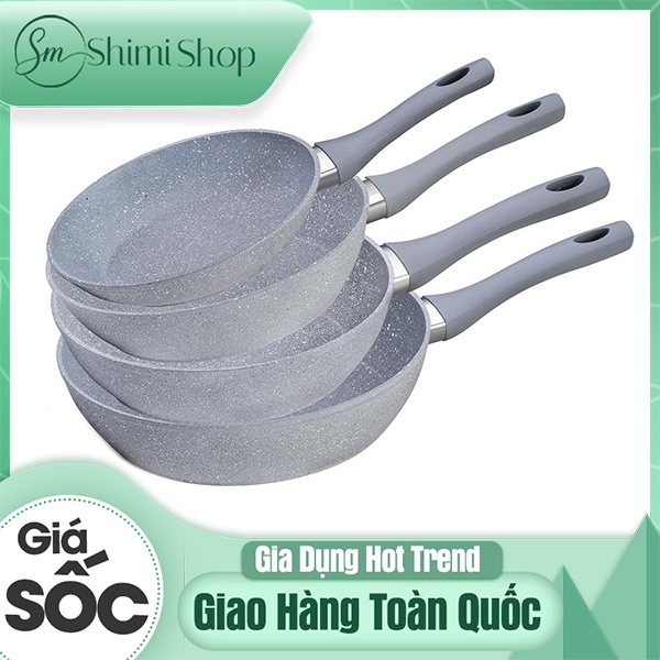 Chảo đúc vân đá Green cook 28cm GCP02-28IH