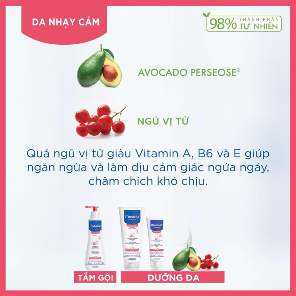 Kem Dưỡng Da Mặt Cho Trẻ Sơ Sinh & Em Bé Có Da Nhạy Cảm Mustela 40ml