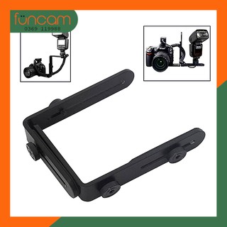 Bracket đôi chữ l chuẩn ốc 1/4
