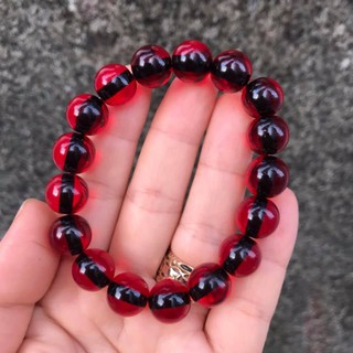 VÒNG TAY HỔ PHÁCH ĐỎ SIZE HẠT 12LY