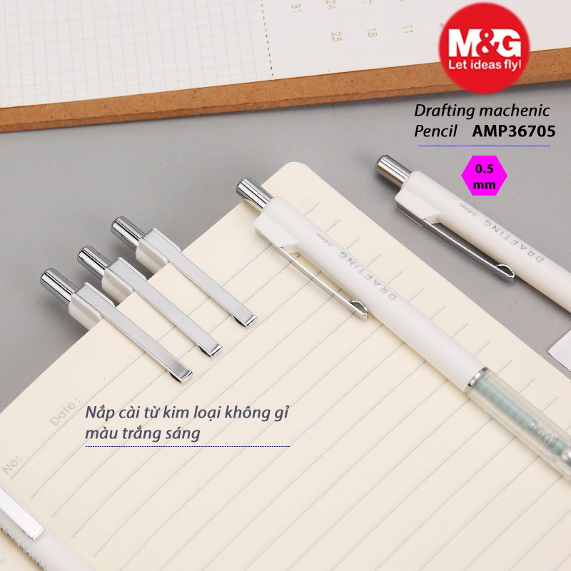 Bút chì kim Drafting vẽ phác chuyên nghiệp AMP36705 bút chì kim cao cấp của M&G