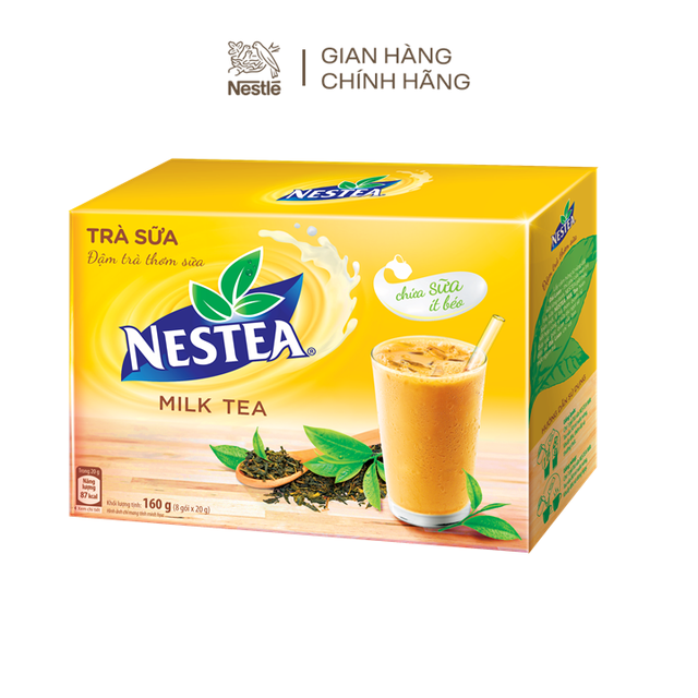 [Mã GRO1NES161 -8% ĐH 150K] Combo 2 hộp trà sữa NESTEA 160g