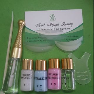 Uốn mi collagen