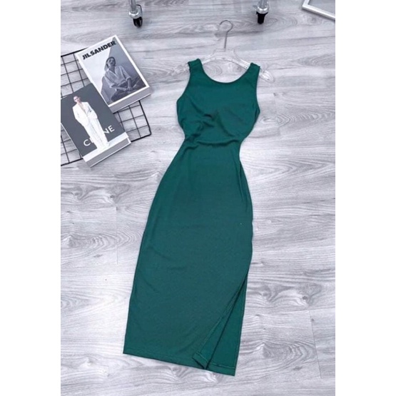( siêu phẩm ) đầm thun body 2 dây , mẫu đầm mặc được 2 kiểu ,mua 1 được 2 nt556