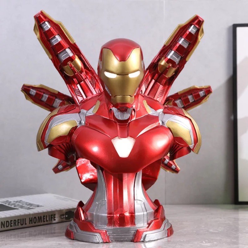 Mô hình tượng bán thân Iron Man MK85 Tỉ lệ 1/2 38cm cao cấp