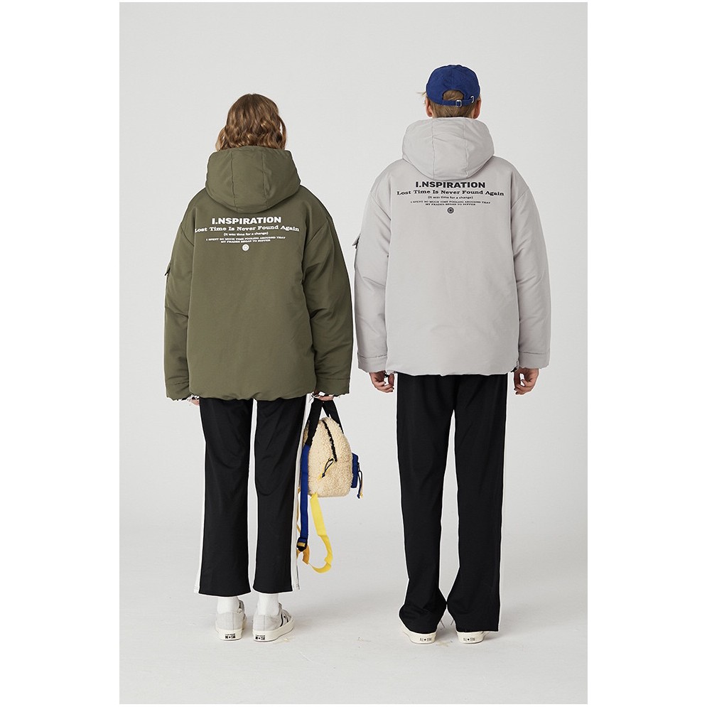 Áo phao đôi nam nữ siêu dày ấm đại hàn phong cách ulzzang Hàn Quốc H9777