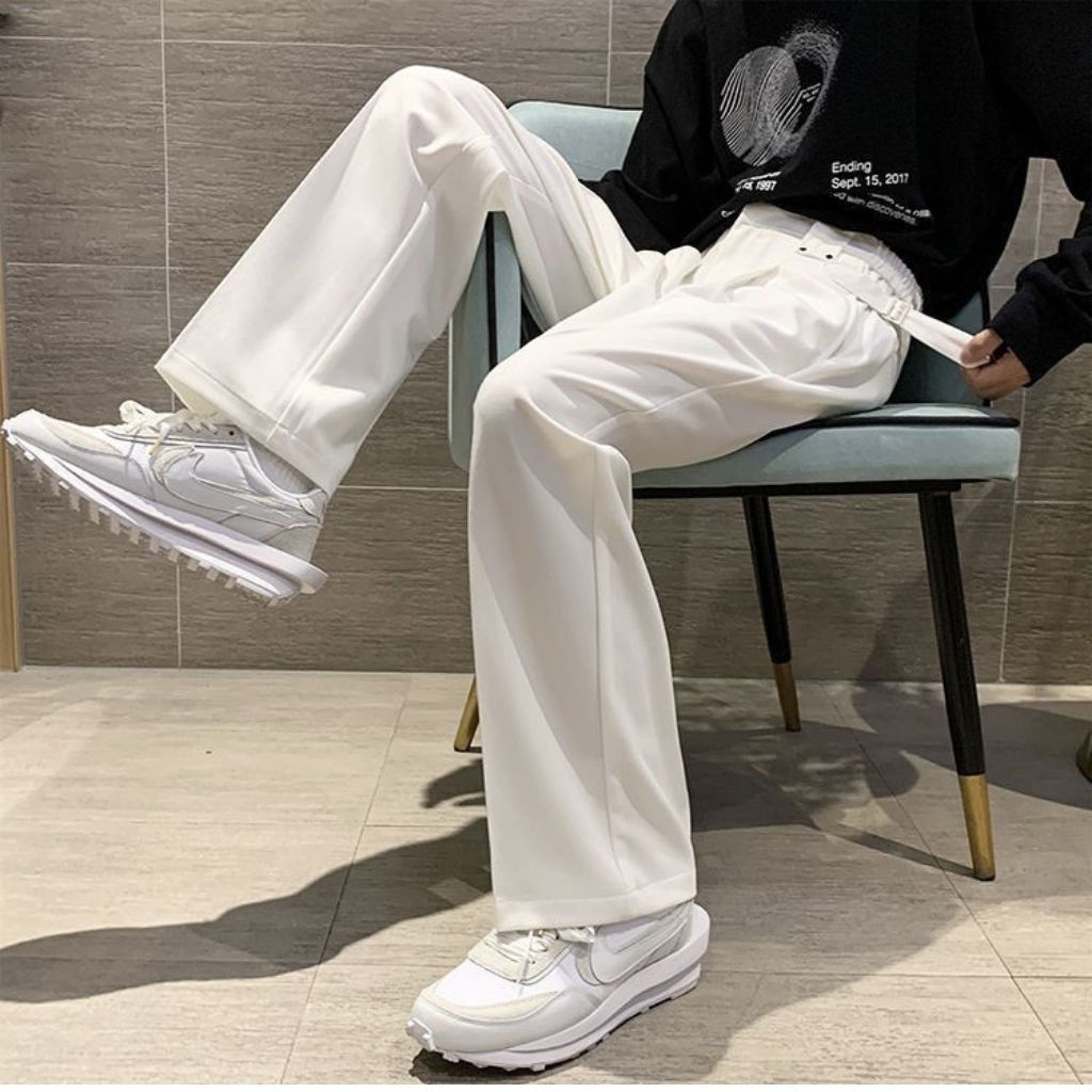 Quần tây ống rộng nam nữ UNIKA quần âu vải ống suông Unisex phong cách Hàn Quốc QR001