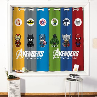Rèm Cửa Hình Siêu Anh Hùng Trang Trí Phòng Cho Bé