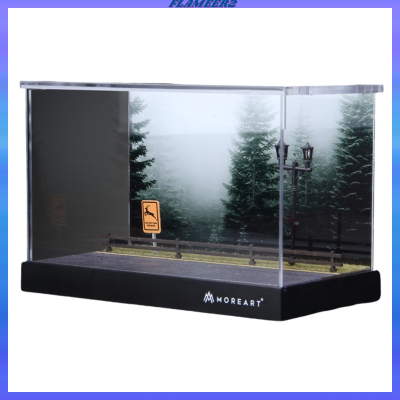 Mô hình bãi đậu xe mô phỏng tỉ lệ 1:64 mini dùng trưng bày trang trí/ làm quà tặng
