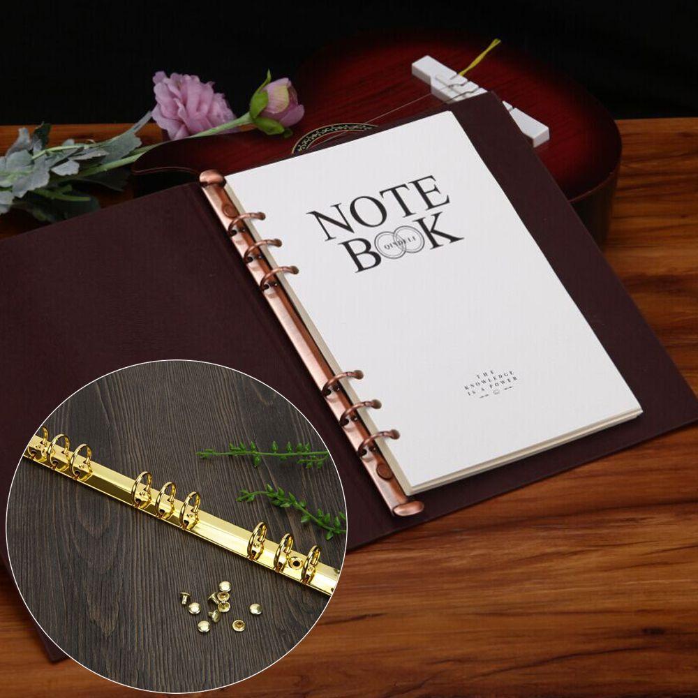 CHOOKEY Kẹp Cố Định Sổ Tay Bằng Kim Loại Nhiều Màu Tiện Dụng DIY