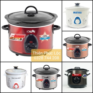 Nồi kho cá, nấu cháo các loại, HQStar HQ-238, nồi hầm chậm Raika, Đạt Tường, Matika MTK-9135, Fujika FJ-KC25. NK Media