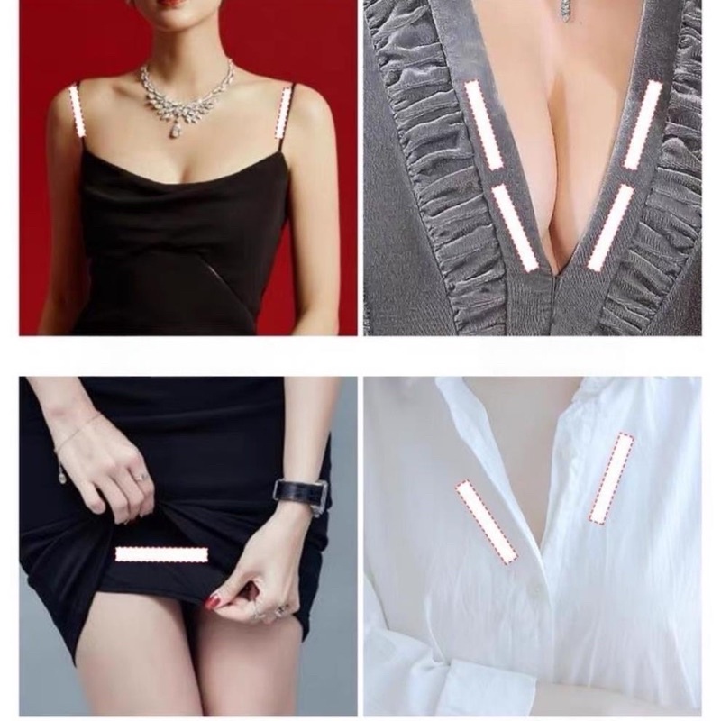 36 Miếng Băng Dính 2 Mặt Chống Lộ Hàng ,Cố Định Quần Áo,Dán Kín Khe Hở Ngực K196