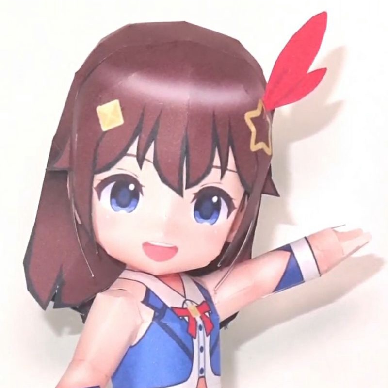 Mô hình giấy anime girl  VTuber Hololive: chibi Tokino Sora