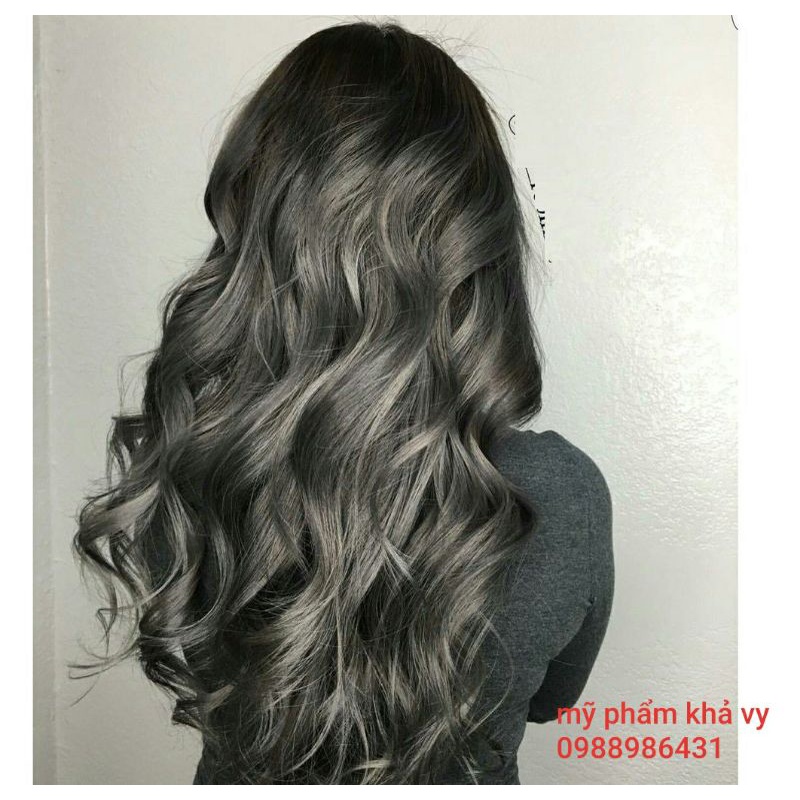 Tuýp màu nhuộm tóc Màu Xám Gray 0/11 Collagen Nhậ Bản