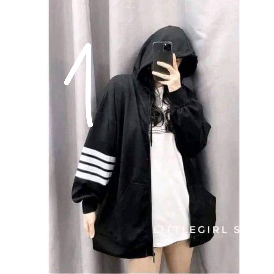 Áo khoác nỉ Thome 4 vạch tay