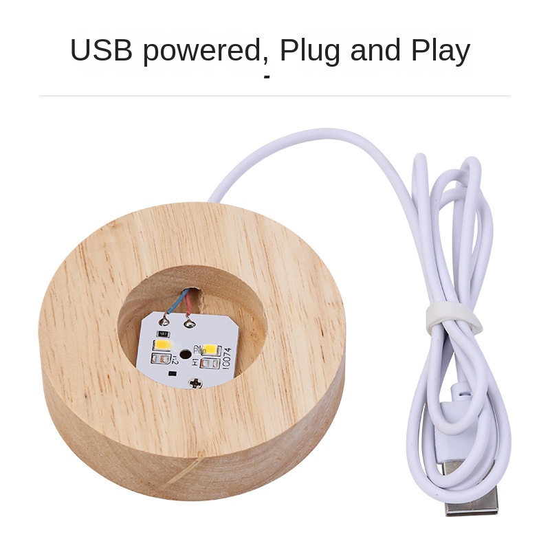 Quả Cầu Pha Lê Hình Mặt Trăng galaxy Phát Sáng Cổng USB Độc Đáo Trang Trí Bàn Làm Việc