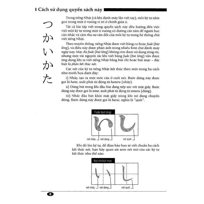 Sách tiếng Nhật Tự Học Viết Tiếng Nhật Căn Bản Hiragana