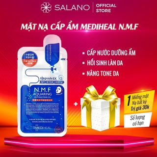Mặt nạ hàn quốc giấy trắng da giảm mụn dưỡng ẩm chống lão hóa MEDIHEAL N.M.F Aquaring Ampoule SALANO MNSLN74 30g