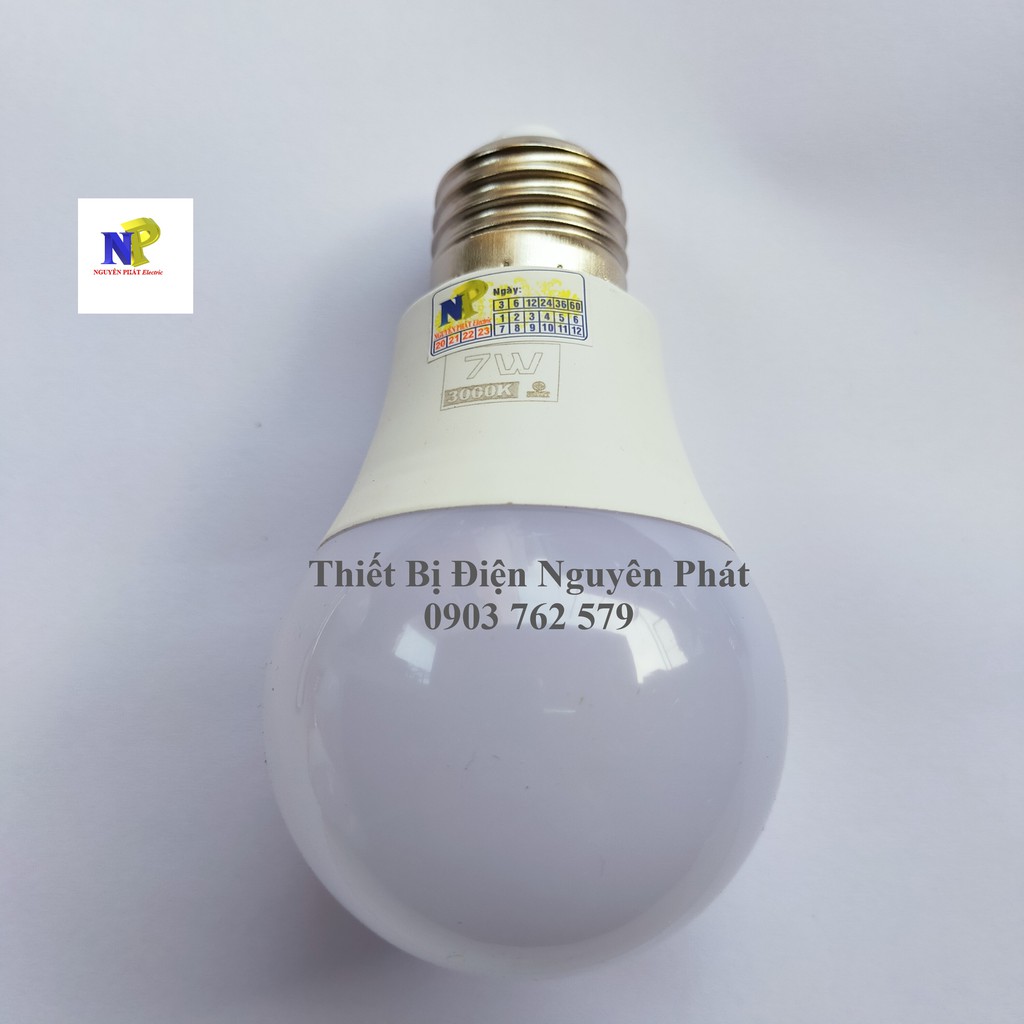 Bóng Đèn Led Bulb Kín Nước 7w Ánh Sáng Trắng/Vàng