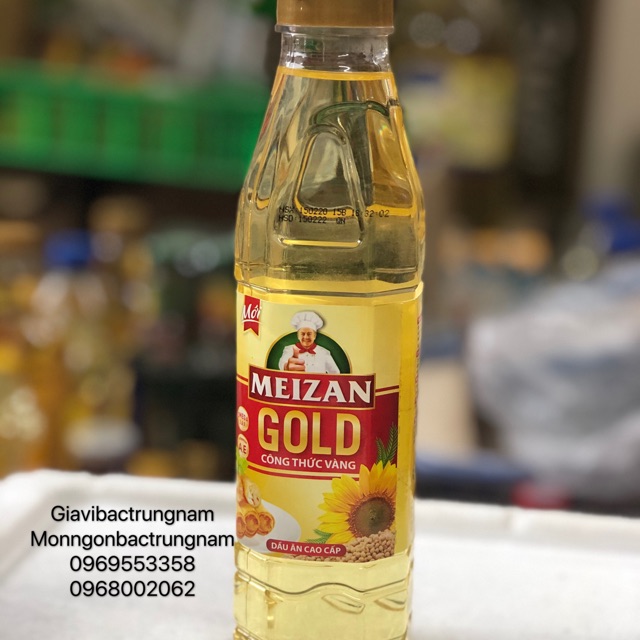 DẦU ĂN MEIZAN GOLD 400ML- 1L CÔNG THỨC VÀNG - DẦU ĂN CAO CÂP