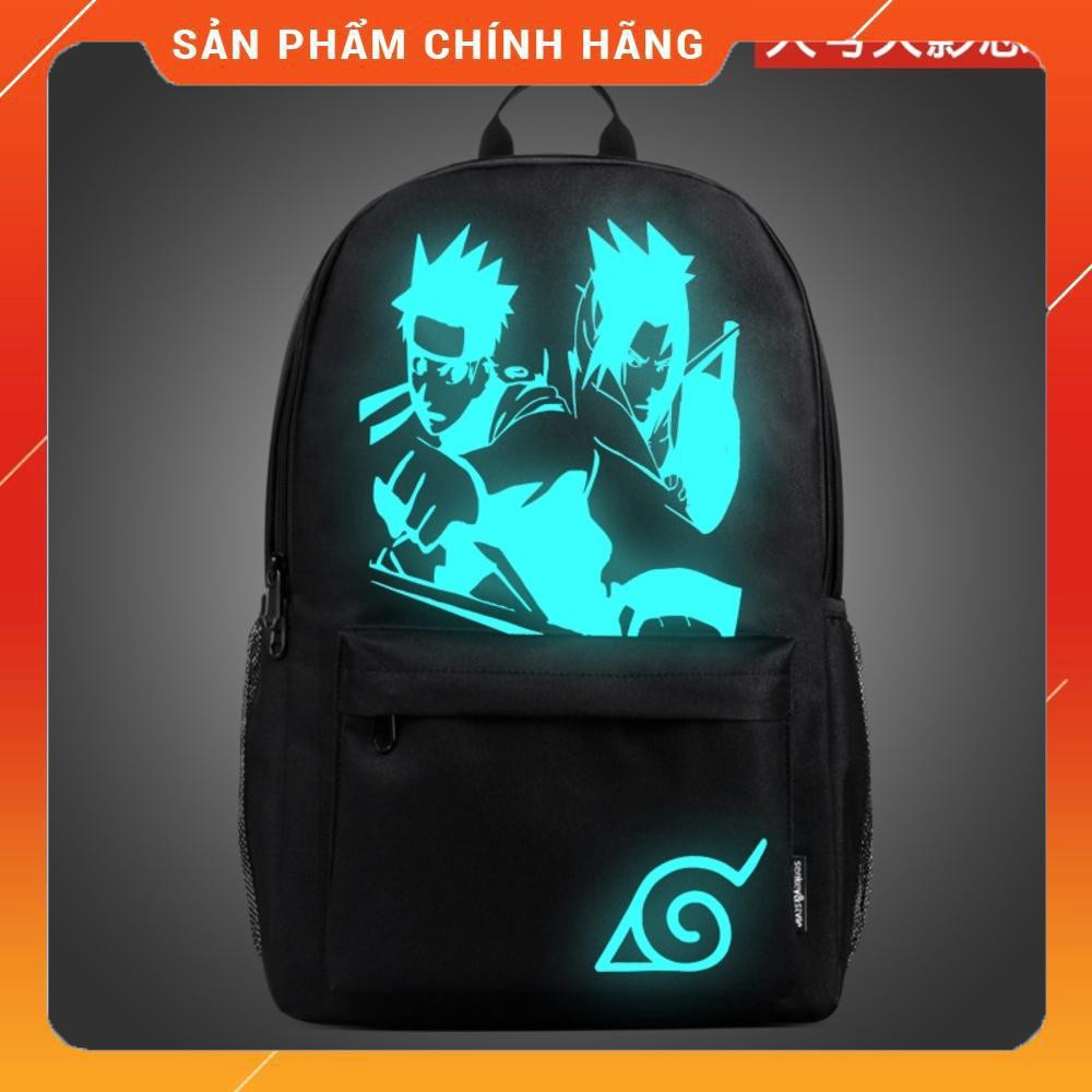Ba lô Hàn Quốc - Túi đựng máy tính của học sinh nam dạ quang usb ngoài trời ba lô led logo Mới 2020